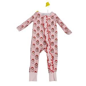 NWT Swoon Baby 6M Vintage Santa Zippy